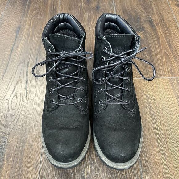 Timberland Waterville Women’s Waterproof Black Nubuck Casual Boots SZ 8 - Picture 2 of 7